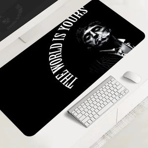 Black and White Large-Sized Gaming Mouse Pad