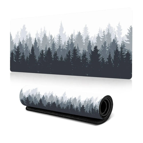 Fog Forest Pattern Mouse Pad