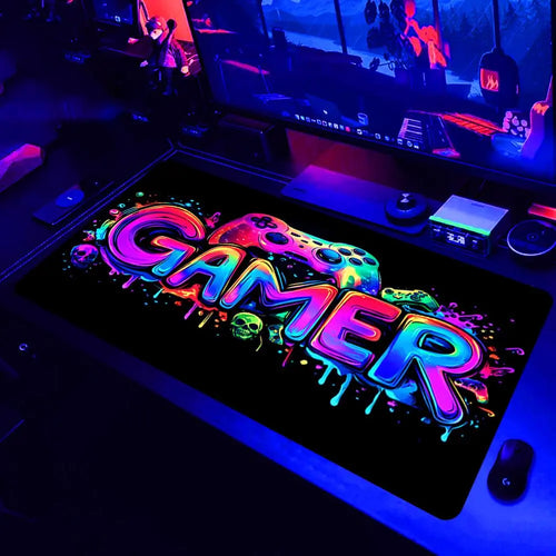UV Neon Gaming Mouse Pad